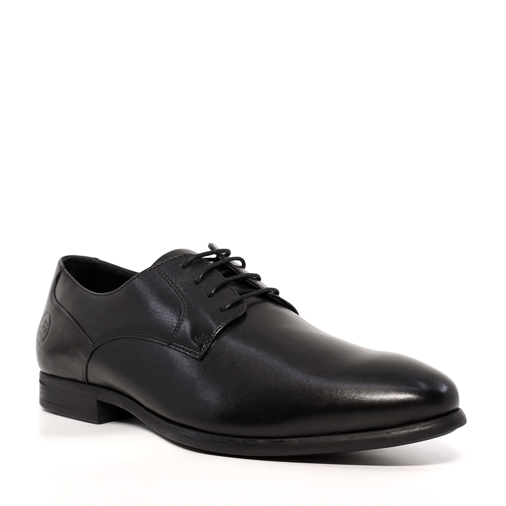 Pantofi derby bărbați Benvenuti negri din piele 2160BP3300N - 1 | YEO