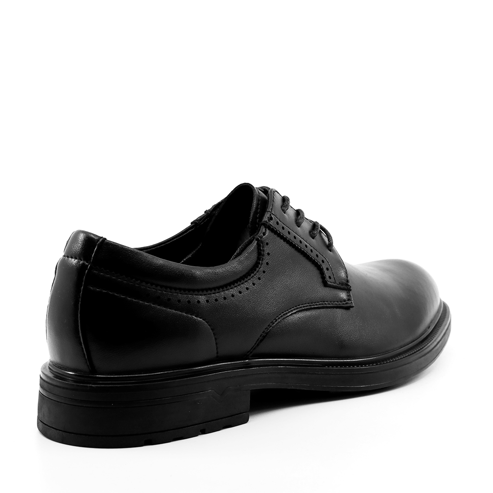 Pantofi derby bărbați Benvenuti negri din piele 3850bp062n