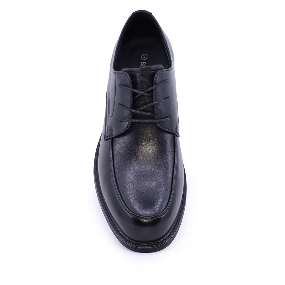 Pantofi derby bărbați Benvenuti negri din piele 3852BP093N
