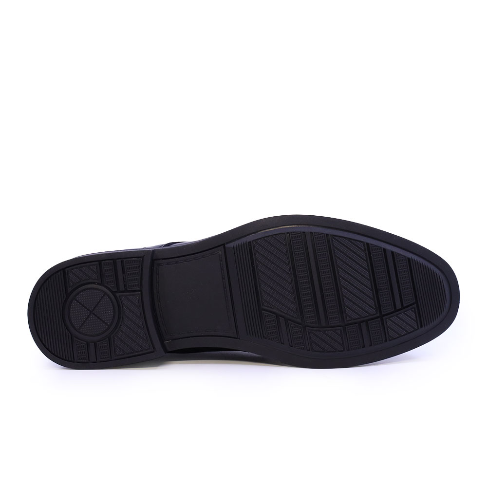 Pantofi derby bărbați Benvenuti negri din piele 3852BP093N