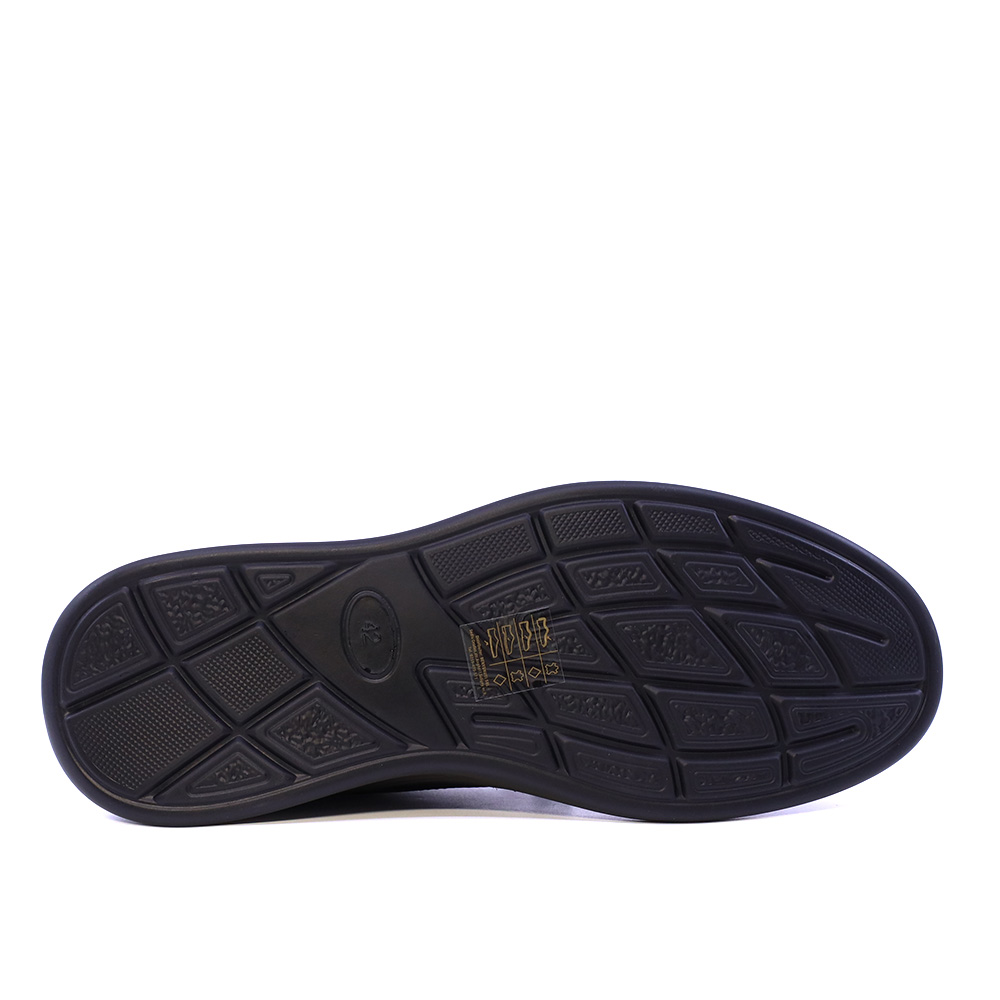 Pantofi derby bărbați Benvenuti negri din piele 3852BP889N