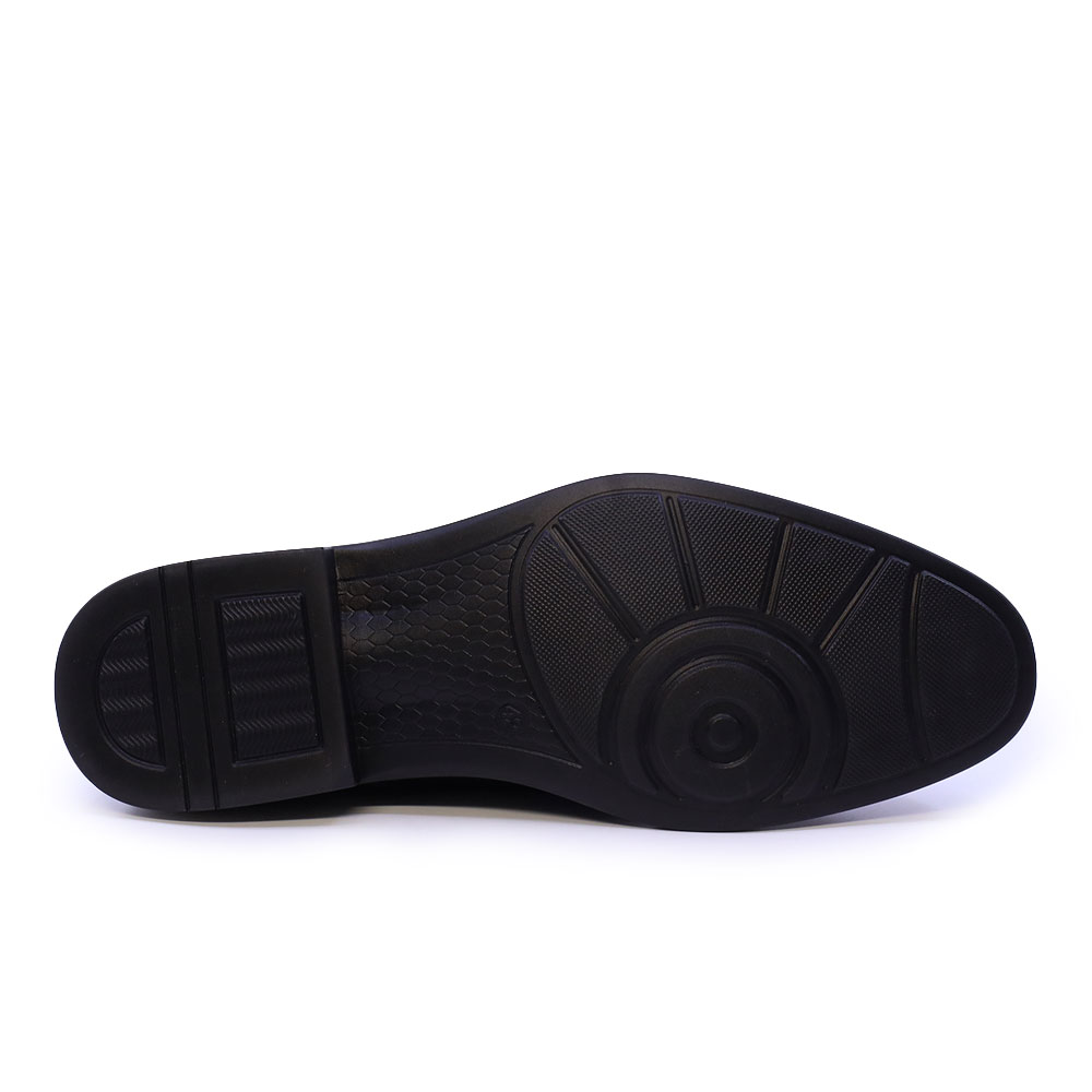 Pantofi derby bărbați Benvenuti negri din piele 3852BP891N