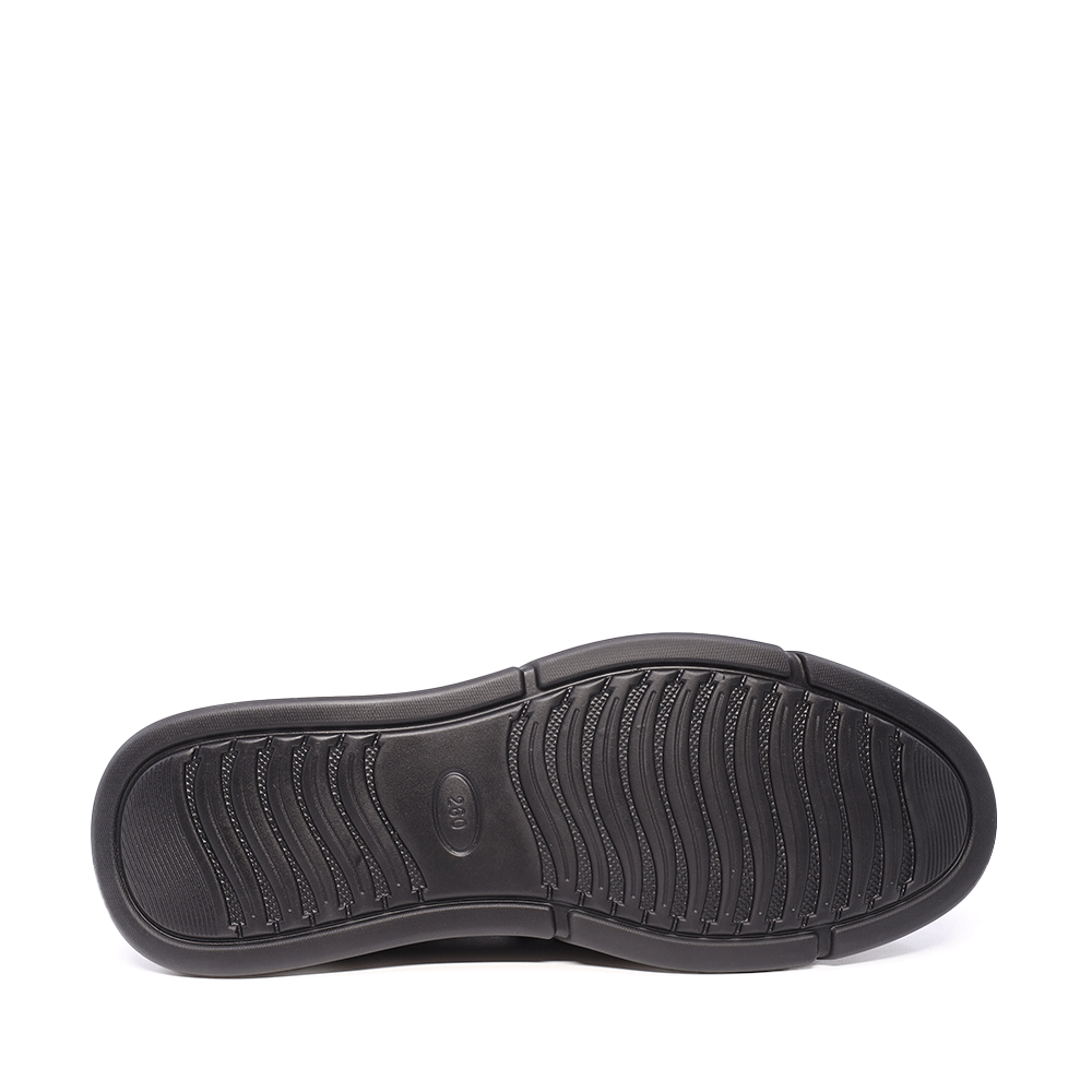 Pantofi loafer bărbati Benvenuti negri din piele 3858BP521N 