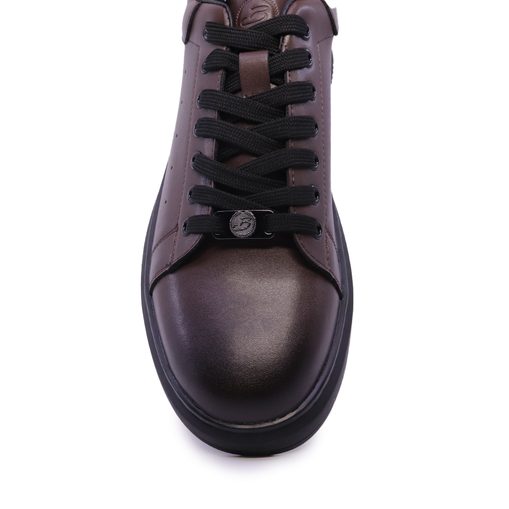 Sneakers bărbați Benvenuti maro din piele 3858BP139M