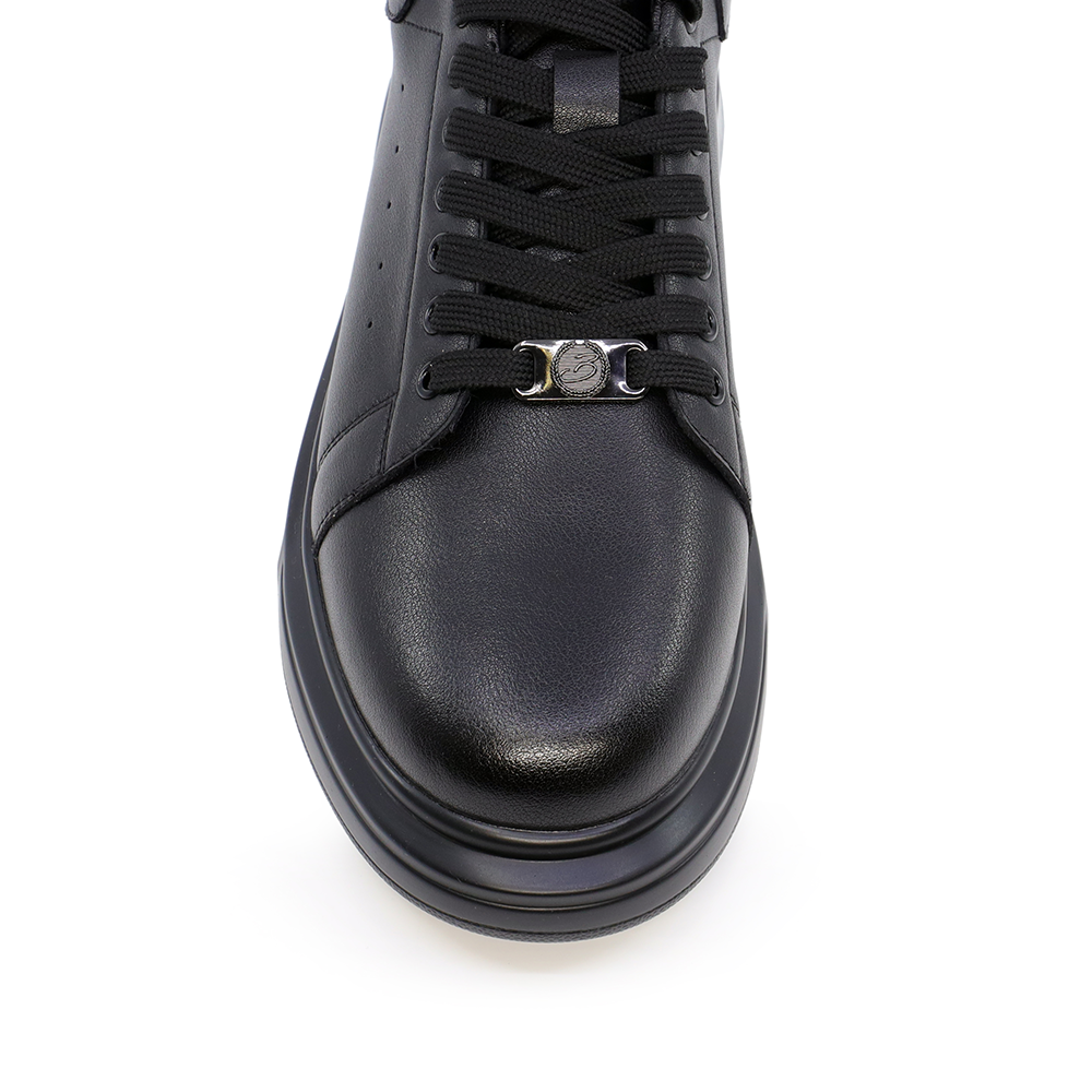 Sneakers bărbați Benvenuti negri din piele 3850bp317n
