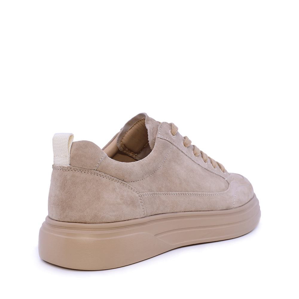 Sneakers ușori bărbați Benvenuti bej din piele întoarsă 3859BP612VBE