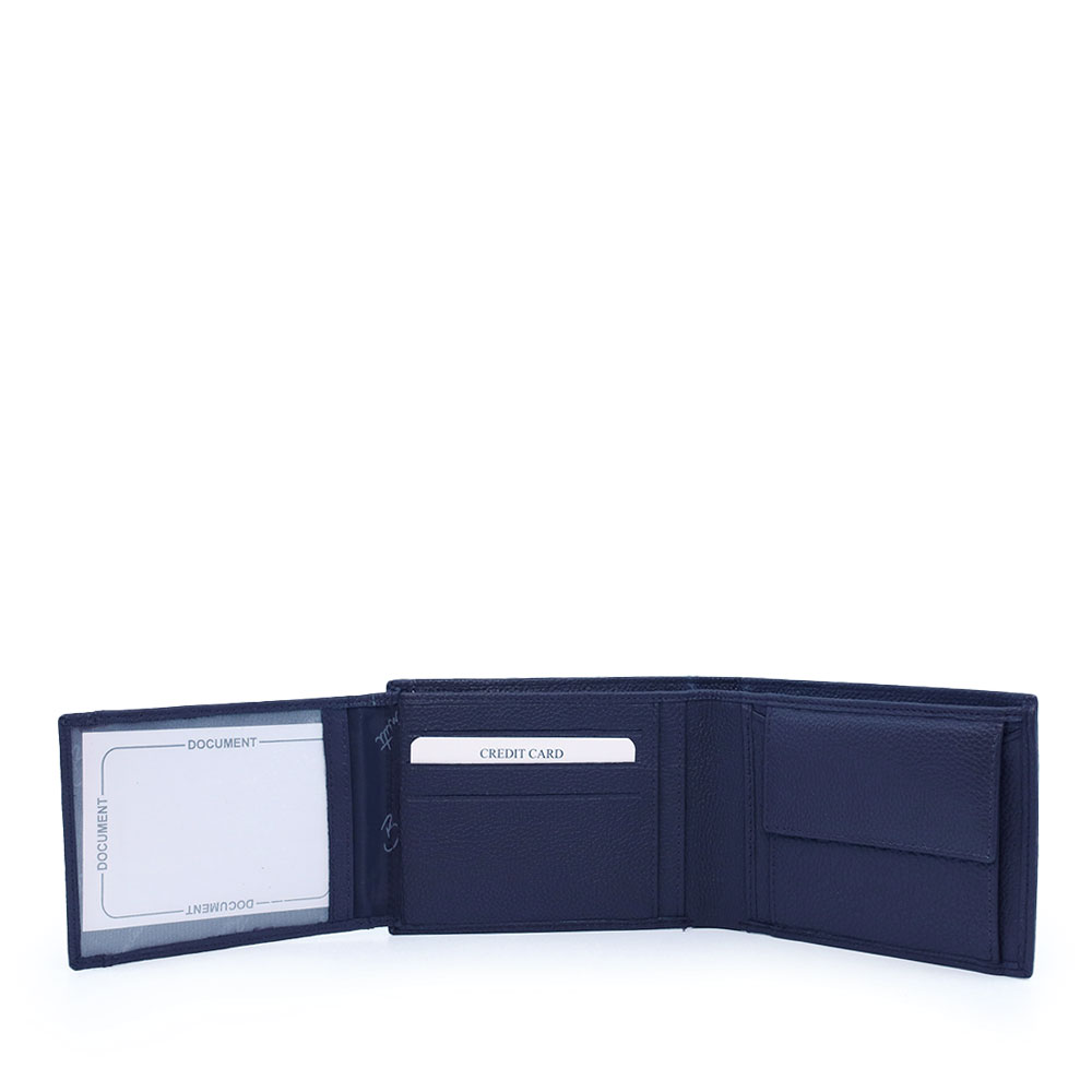 Portmoneu bărbați Benvenuti bleumarin din piele 263BPU2055BL