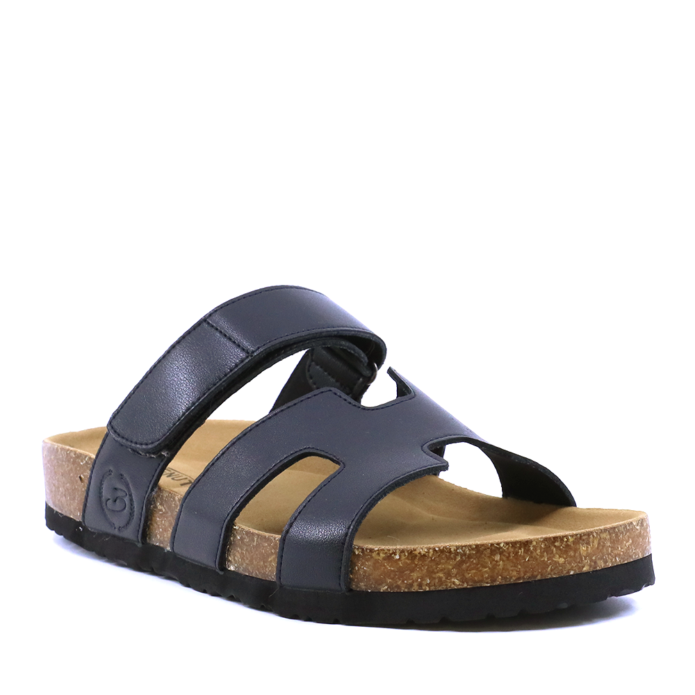 Saboți bărbați Benvenuti negri din piele  3851BST835N - imagine 2