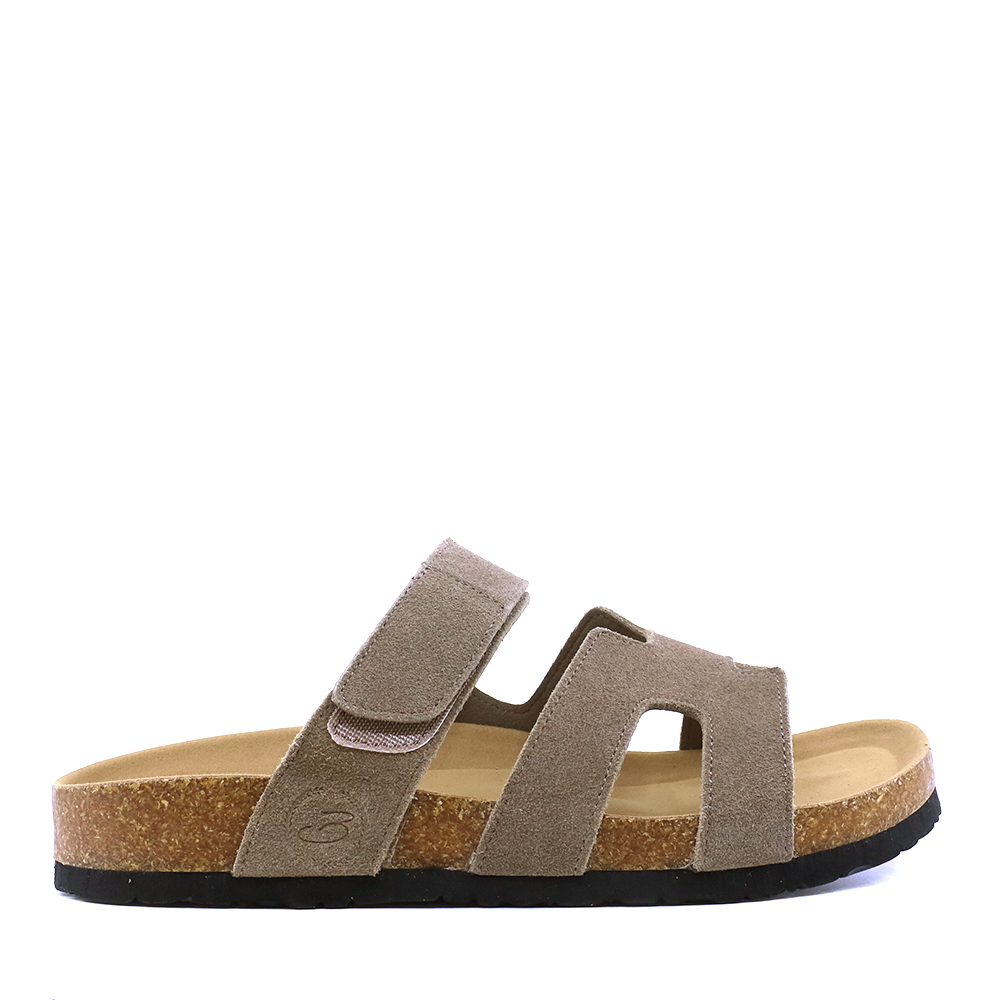 Saboți bărbați Benvenuti taupe din piele  întoarsă  3851BST835VTA