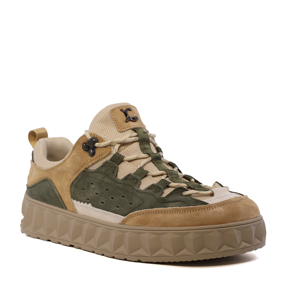 Sneakers bărbați Benvenuti bej multi din piele întoarsă 1321BP1210VBE