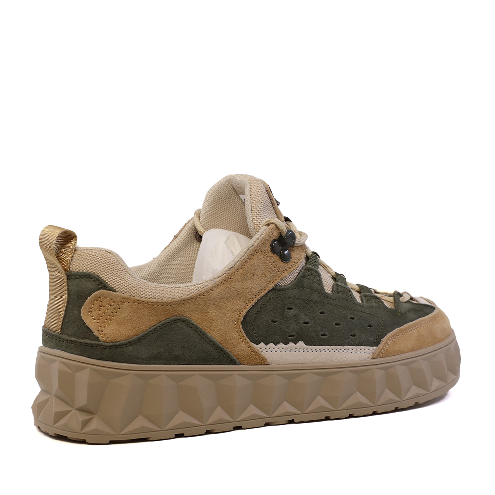 Sneakers bărbați Luca di Gioia bej multi din piele întoarsă 1321BP1210VBE