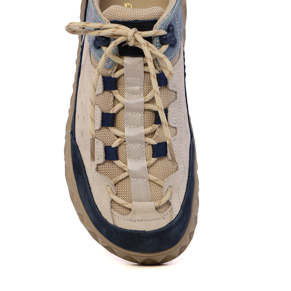 Sneakers bărbați Luca di Gioia blue multi din piele întoarsă 1321BP1210VBL