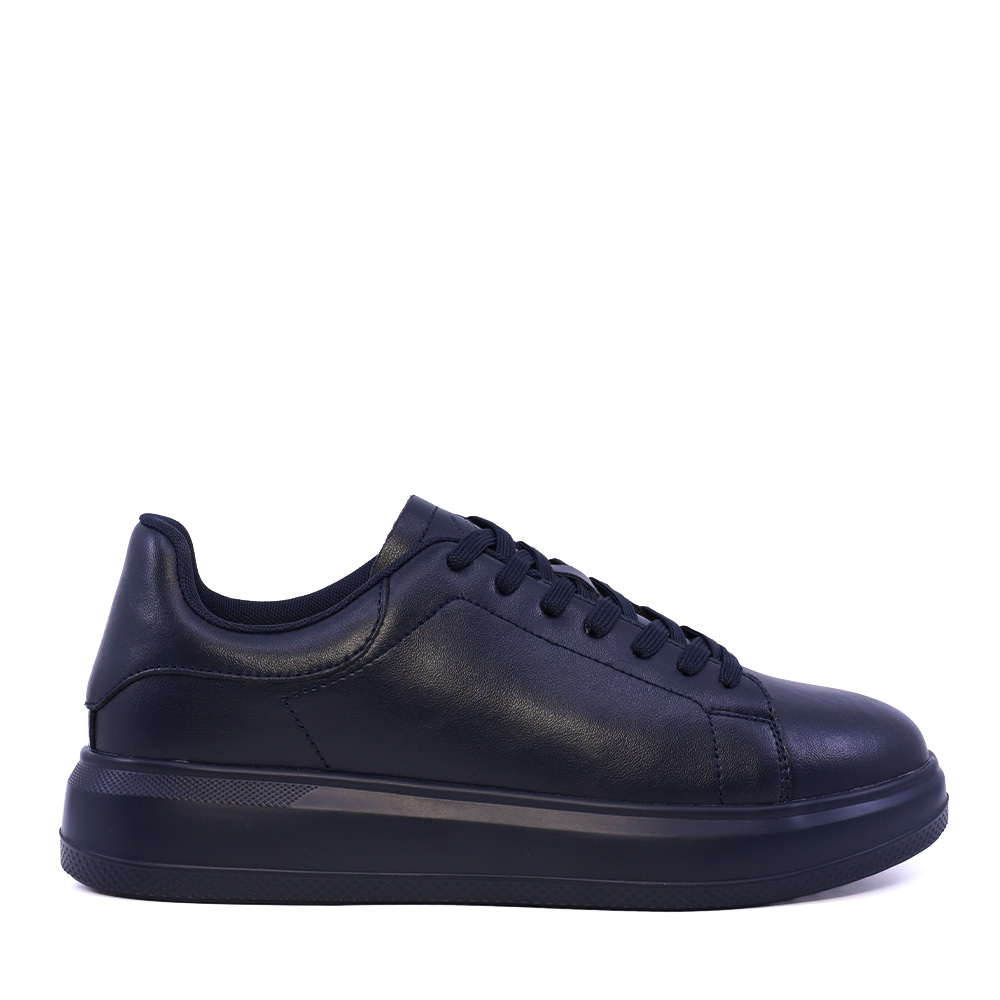 Adidasi barbati Benvenuti negri din piele 1532BP1110N