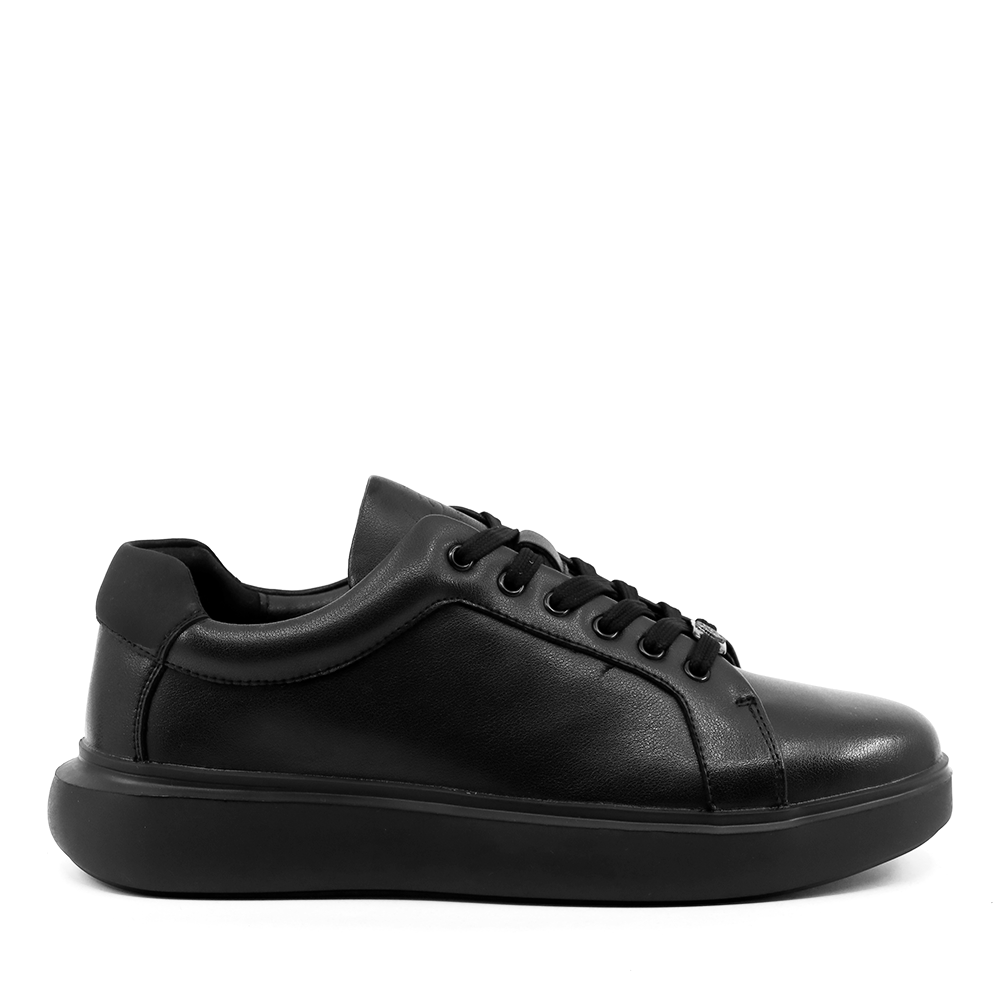 Sneakers bărbați Benvenuti negri din piele 3850BP739N