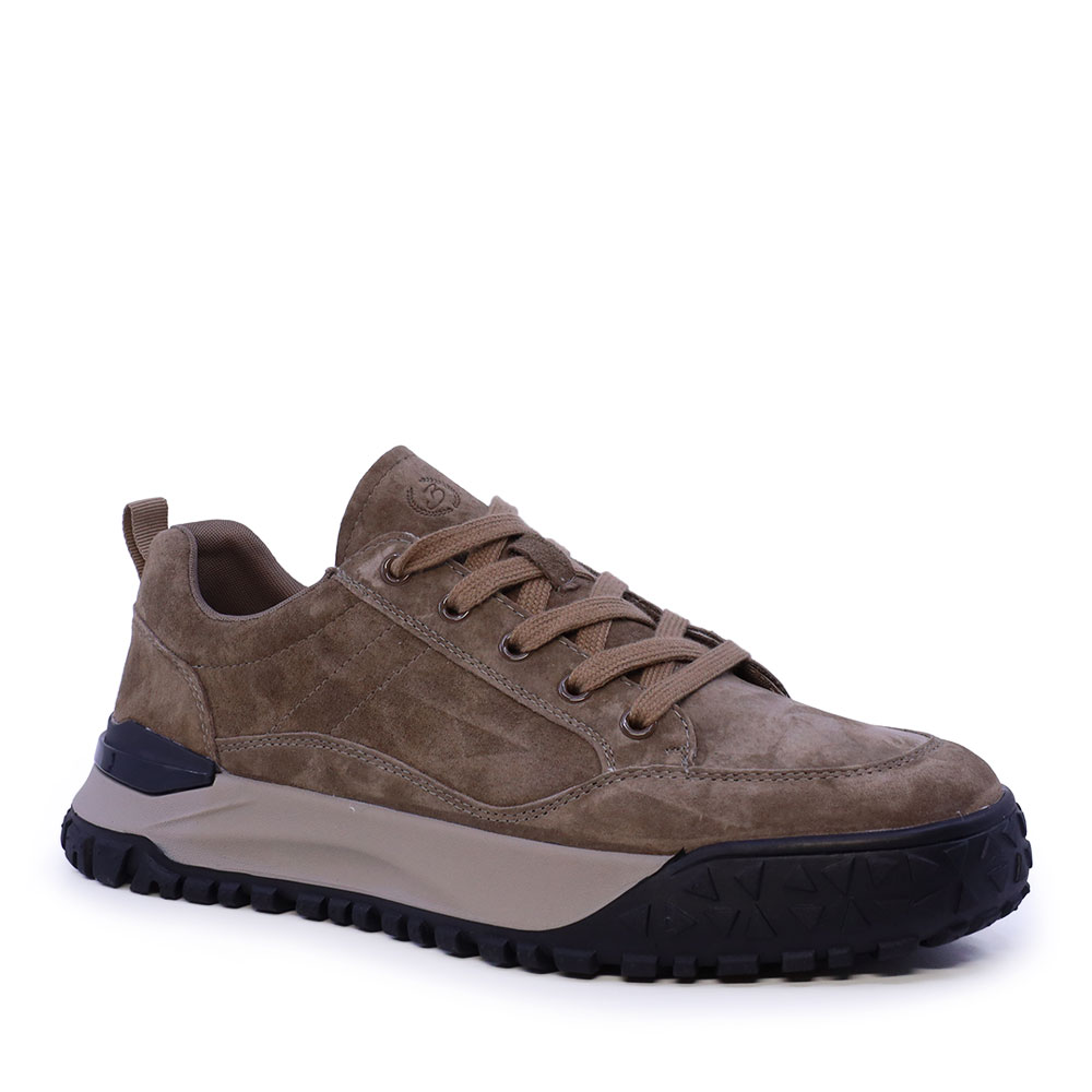 Sneakers bărbați Benvenuti taupe din piele întoarsă 1922BP6602VTA — imaginea 2