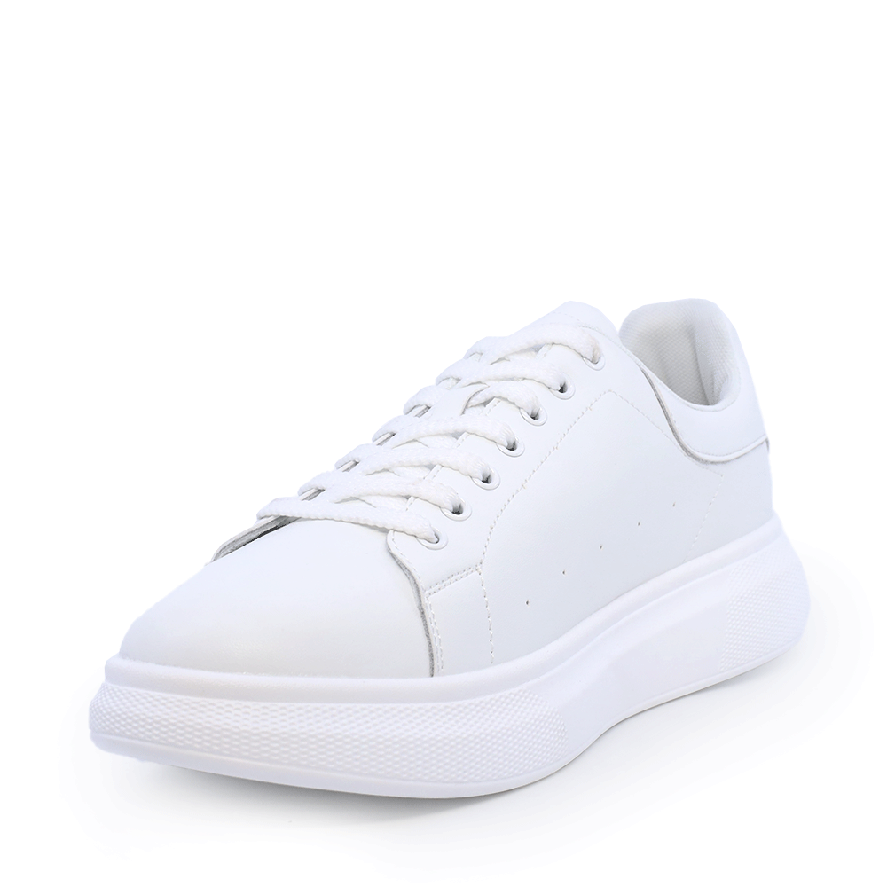 Sneakers ușori bărbați Benvenuti albi din piele 1539BP0702A