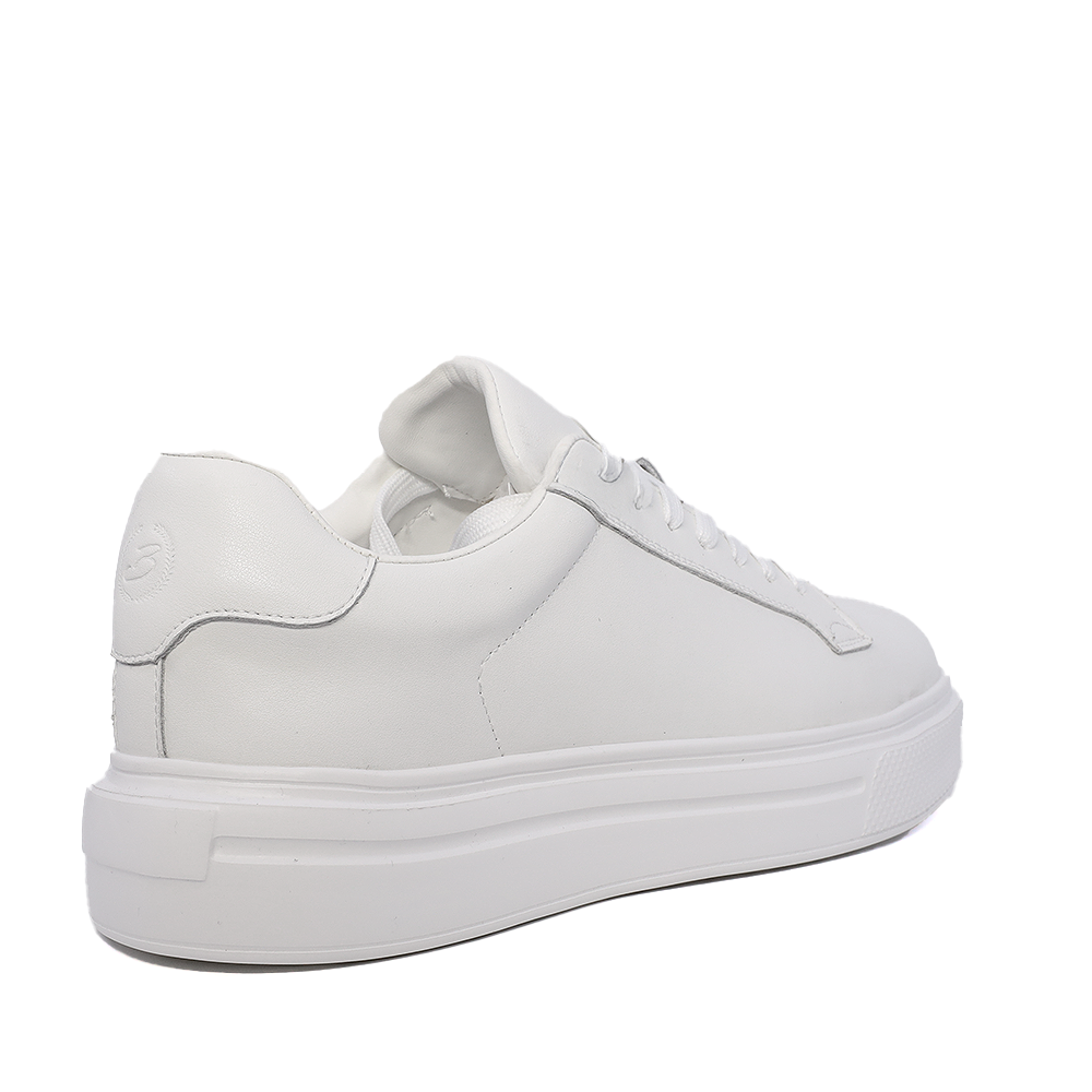 Sneakers ușori bărbați Benvenuti albi din piele 3859BP581A