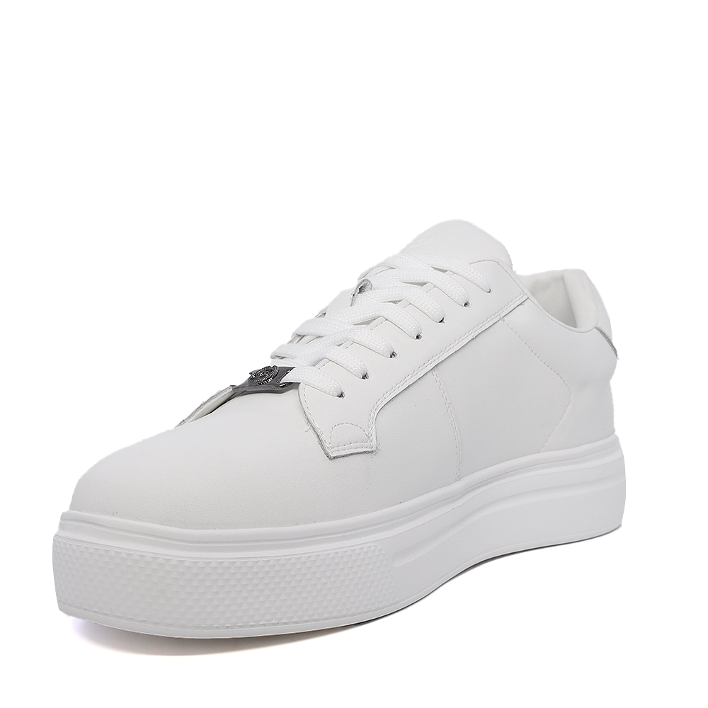 Sneakers ușori bărbați Benvenuti albi din piele 3859BP581A
