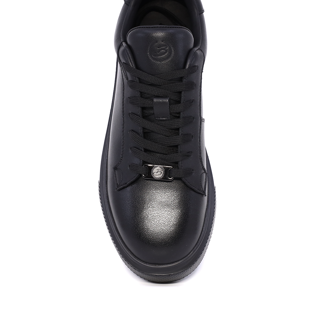 Sneakers ușori bărbați Benvenuti negri din piele 3859BP581N