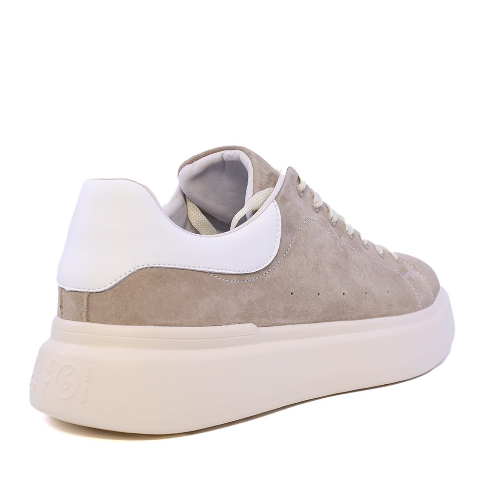 Sneakers ușori bărbați Benvenuti bej din piele întoarsă  1921BP0079VBE