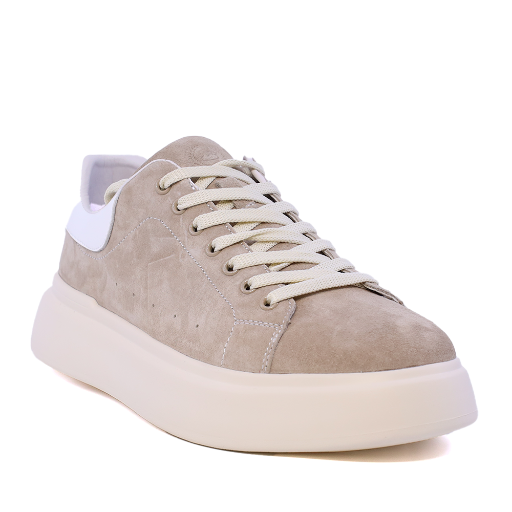 Sneakers ușori bărbați Benvenuti bej din piele întoarsă  1921BP0079VBE - imagine 2