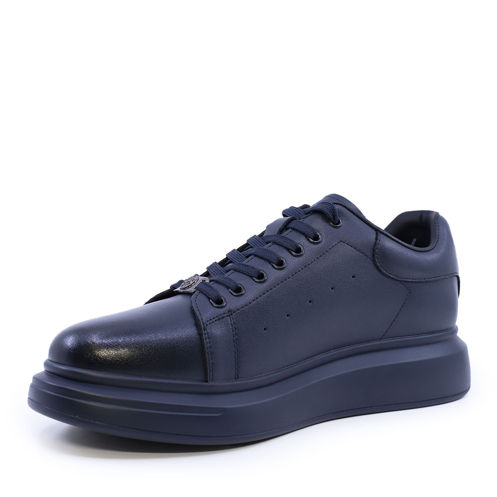 Sneakers ușori bărbați Benvenuti bleumarin din piele 3850BP311BL