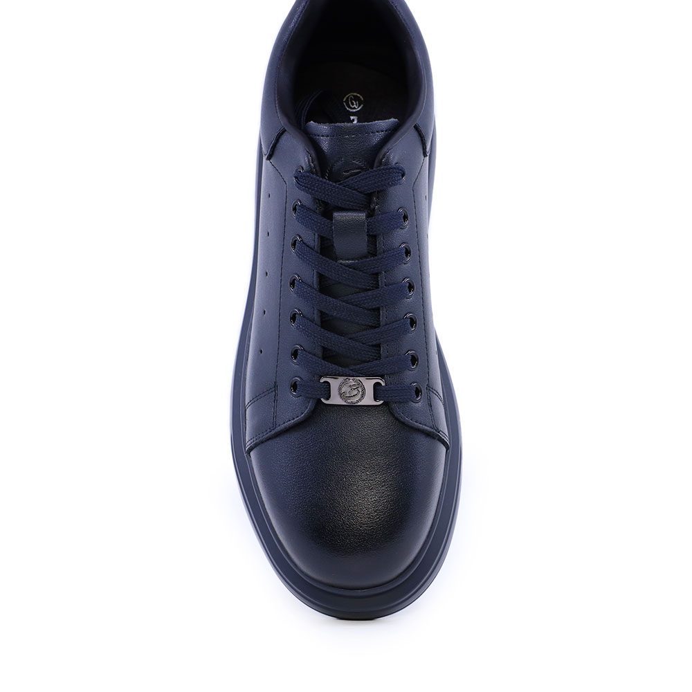 Sneakers ușori bărbați Benvenuti bleumarin din piele 3850BP311BL