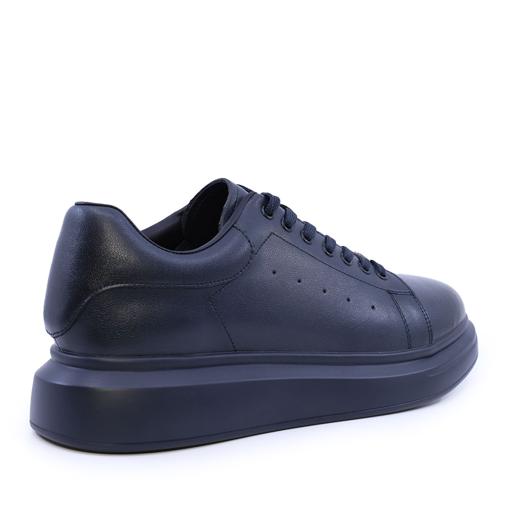 Sneakers ușori bărbați Benvenuti bleumarin din piele 3850BP311BL