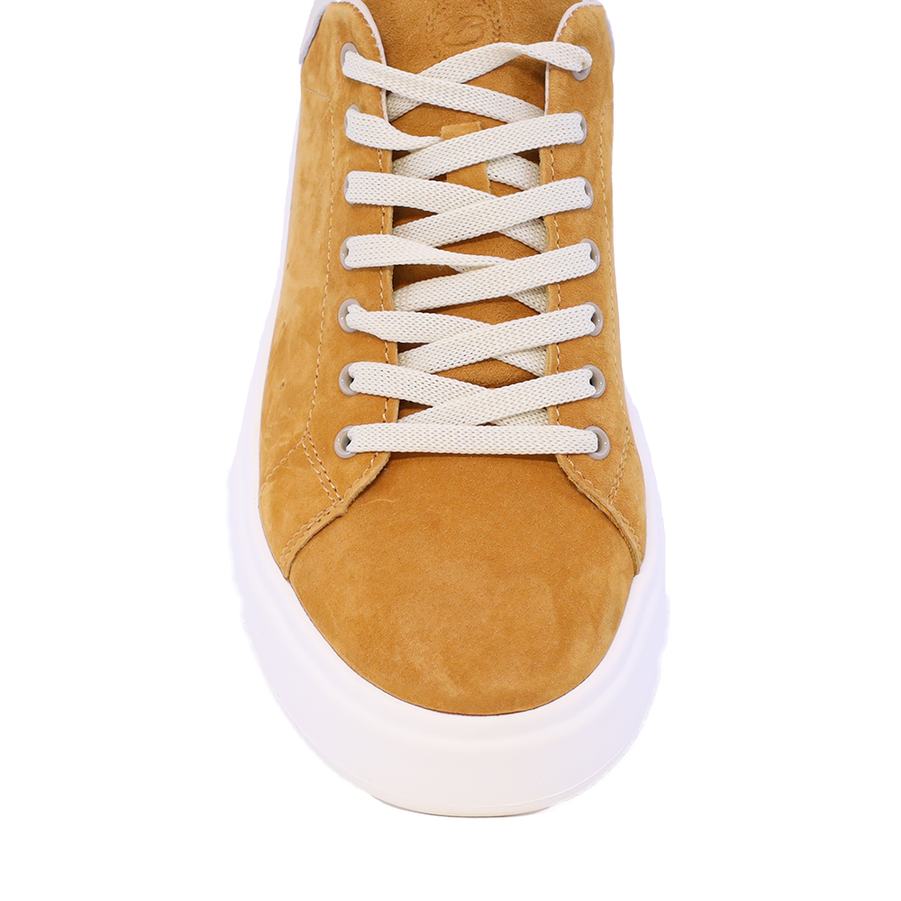 Sneakers ușori bărbați Benvenuti galbeni din piele întoarsă  1921BP0079VG