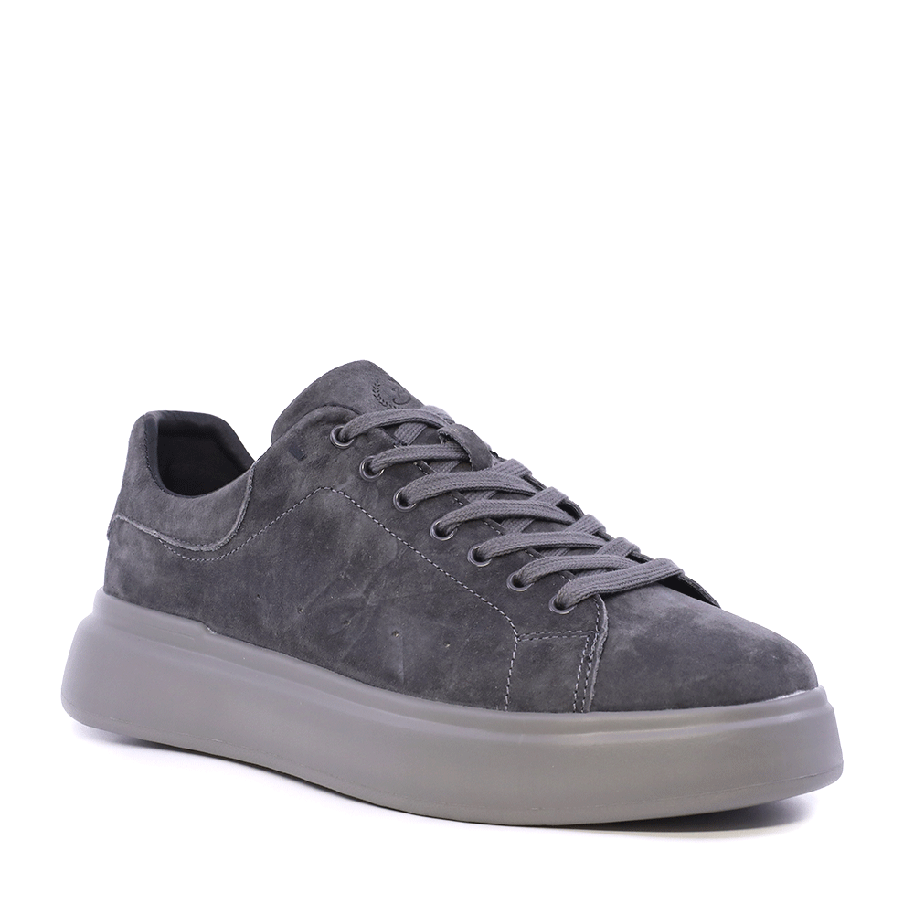 Sneakers ușori bărbați Benvenuti gri din piele întoarsă 1922BP0079VGR — imaginea 2