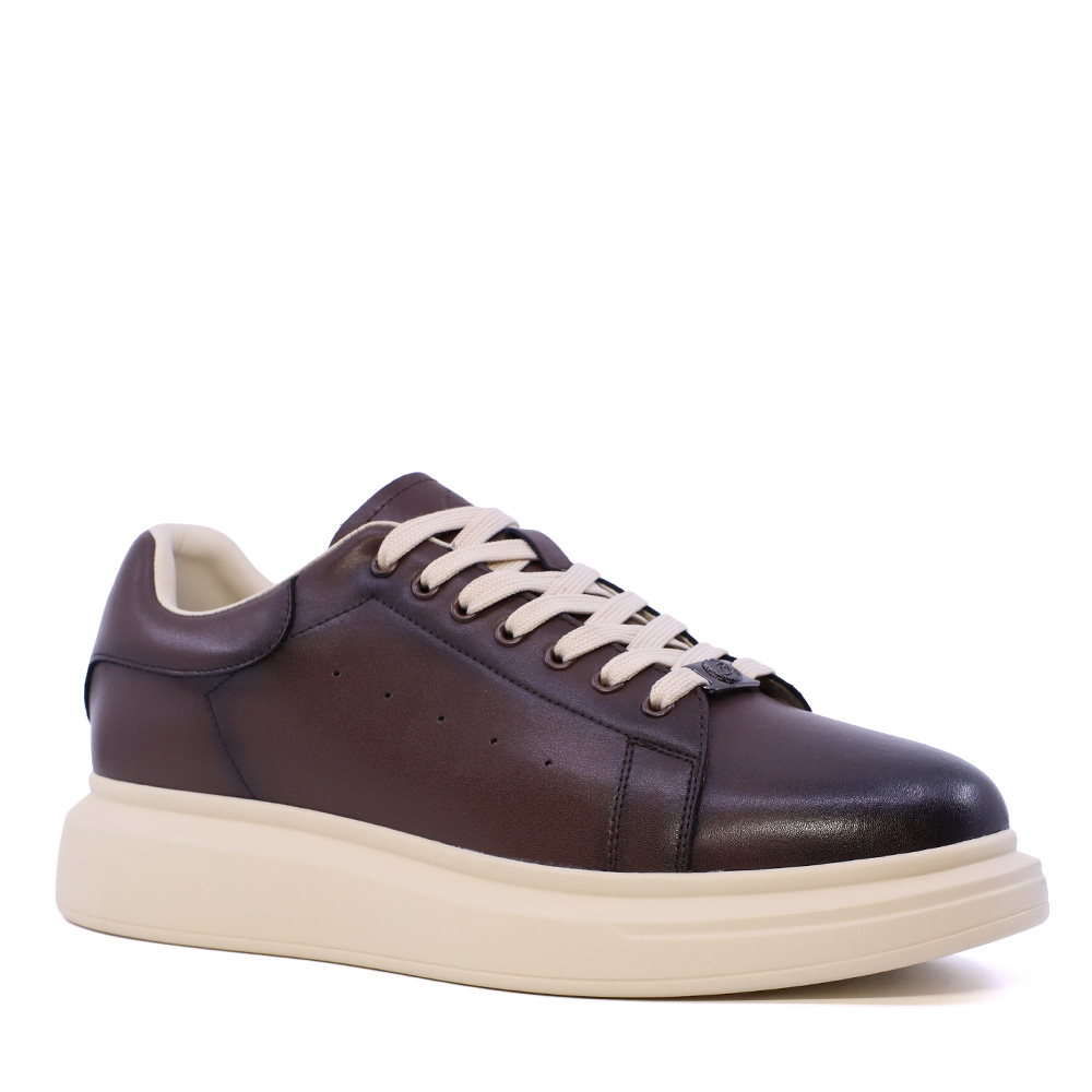 Sneakers ușori bărbați Benvenuti maro din piele  3852bp311mbe