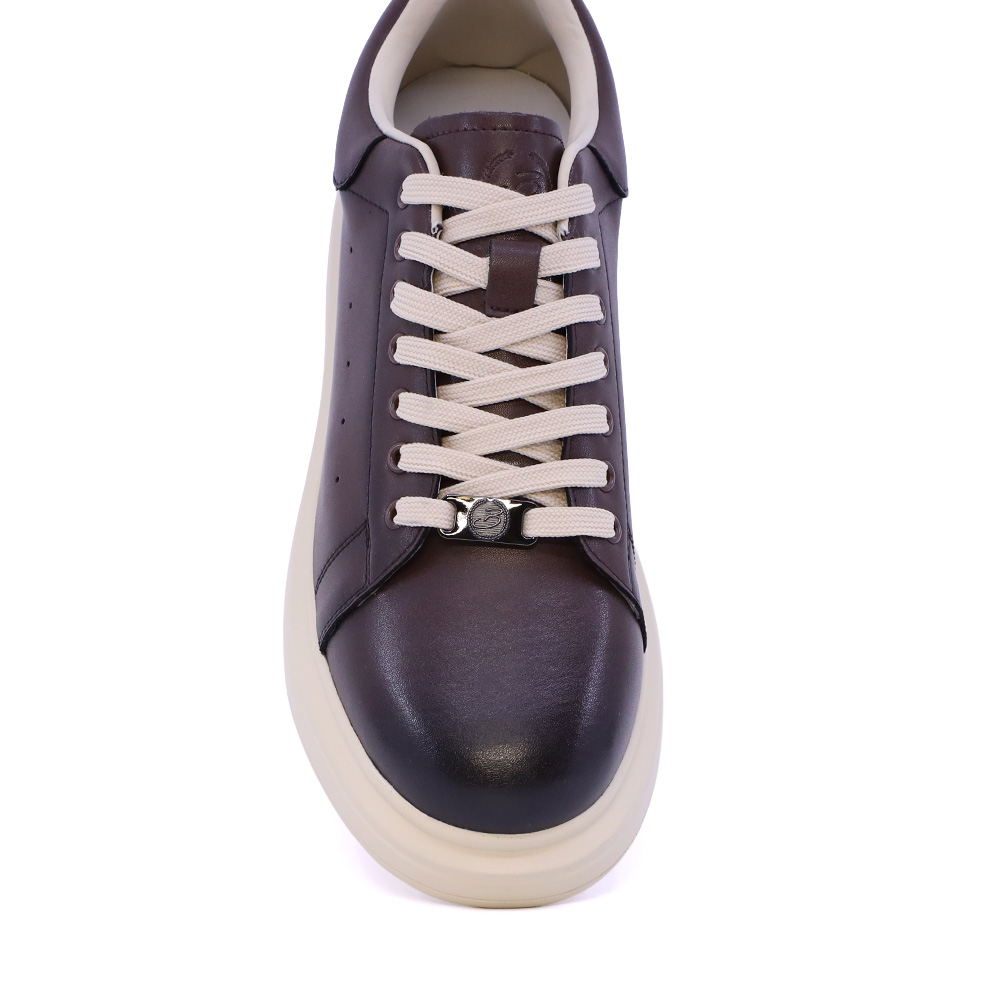 Sneakers ușori bărbați Benvenuti maro din piele  3852bp311mbe