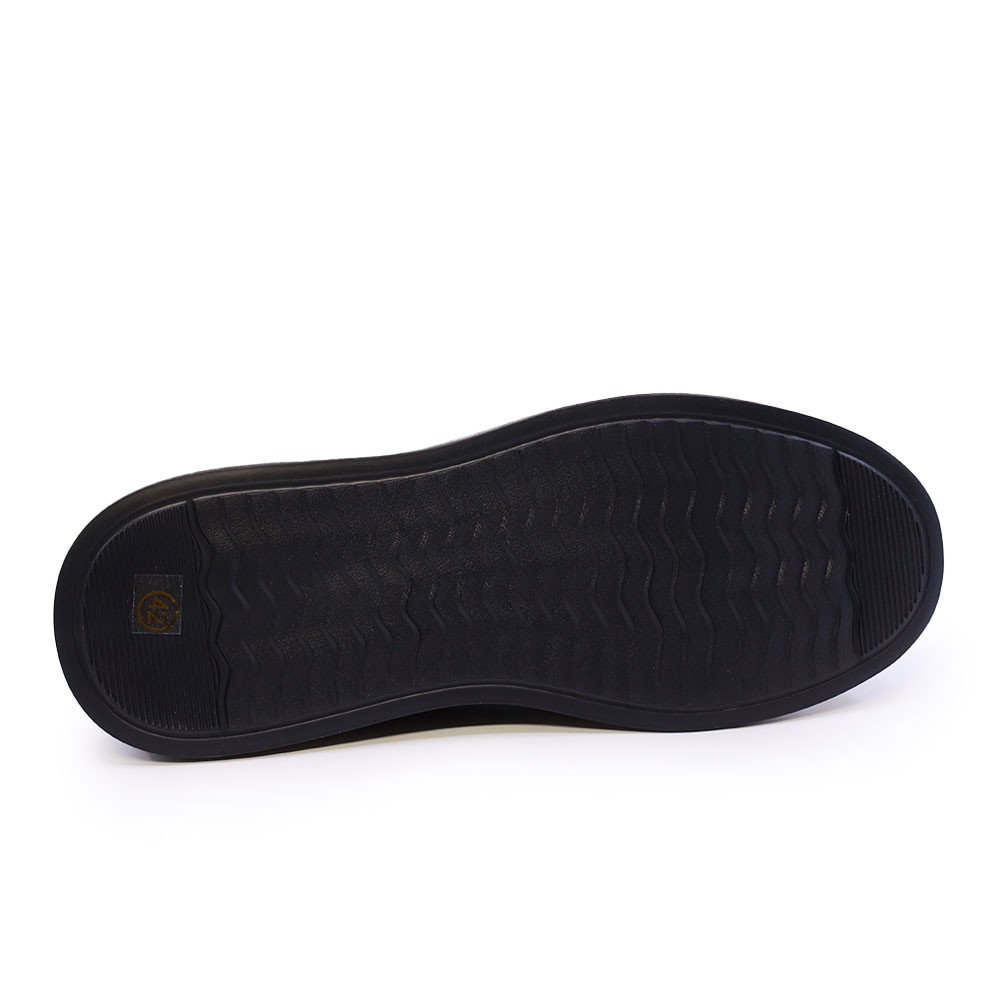 Sneakers ușori bărbați Benvenuti negri din piele întoarsă  3851BP792VN