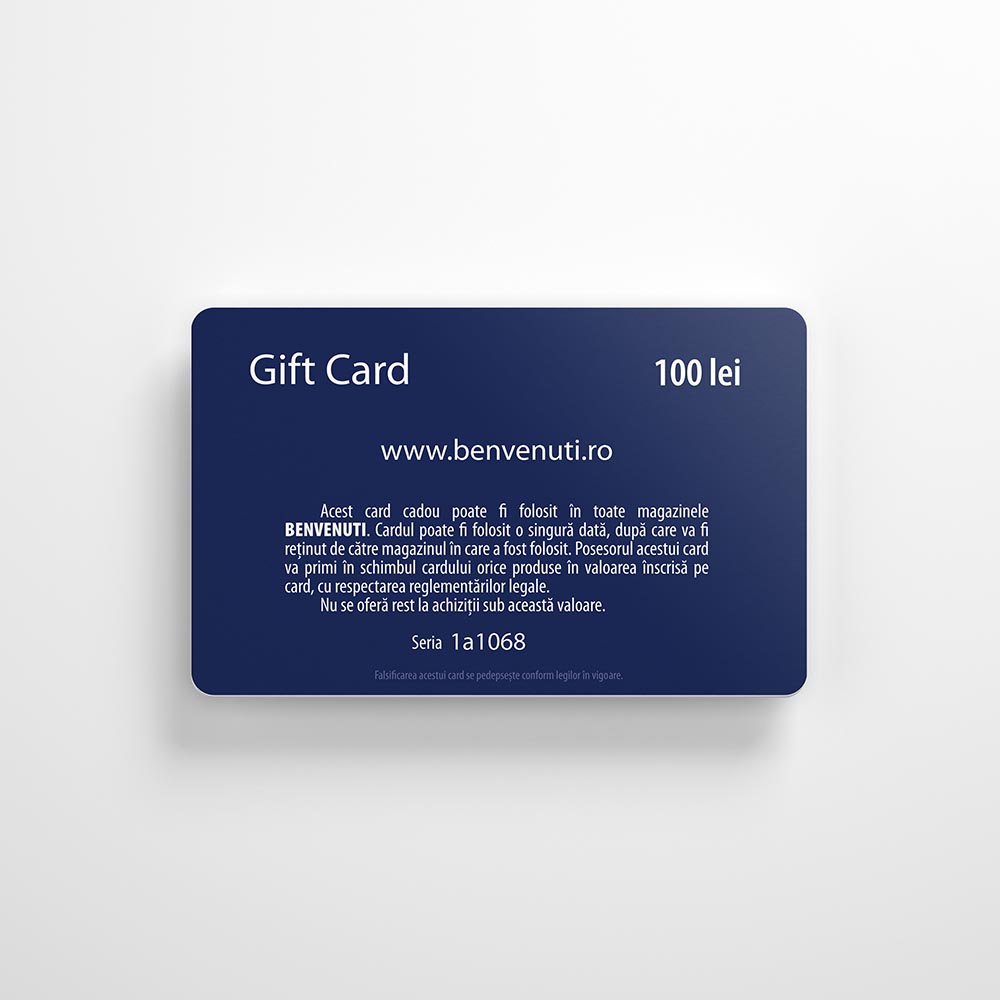 Gift Card Benvenuti 100 lei