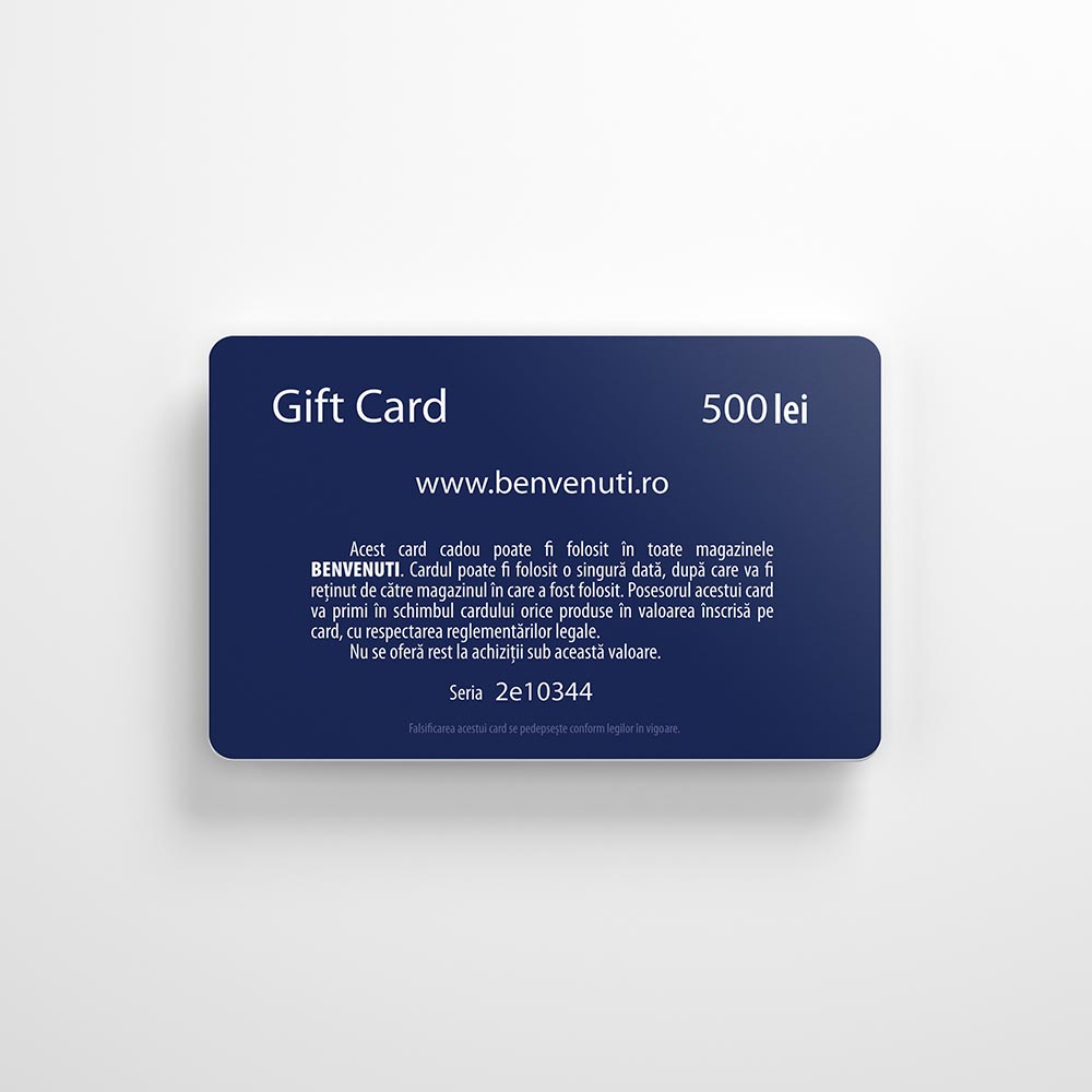 Gift Card Benvenuti 500 lei
