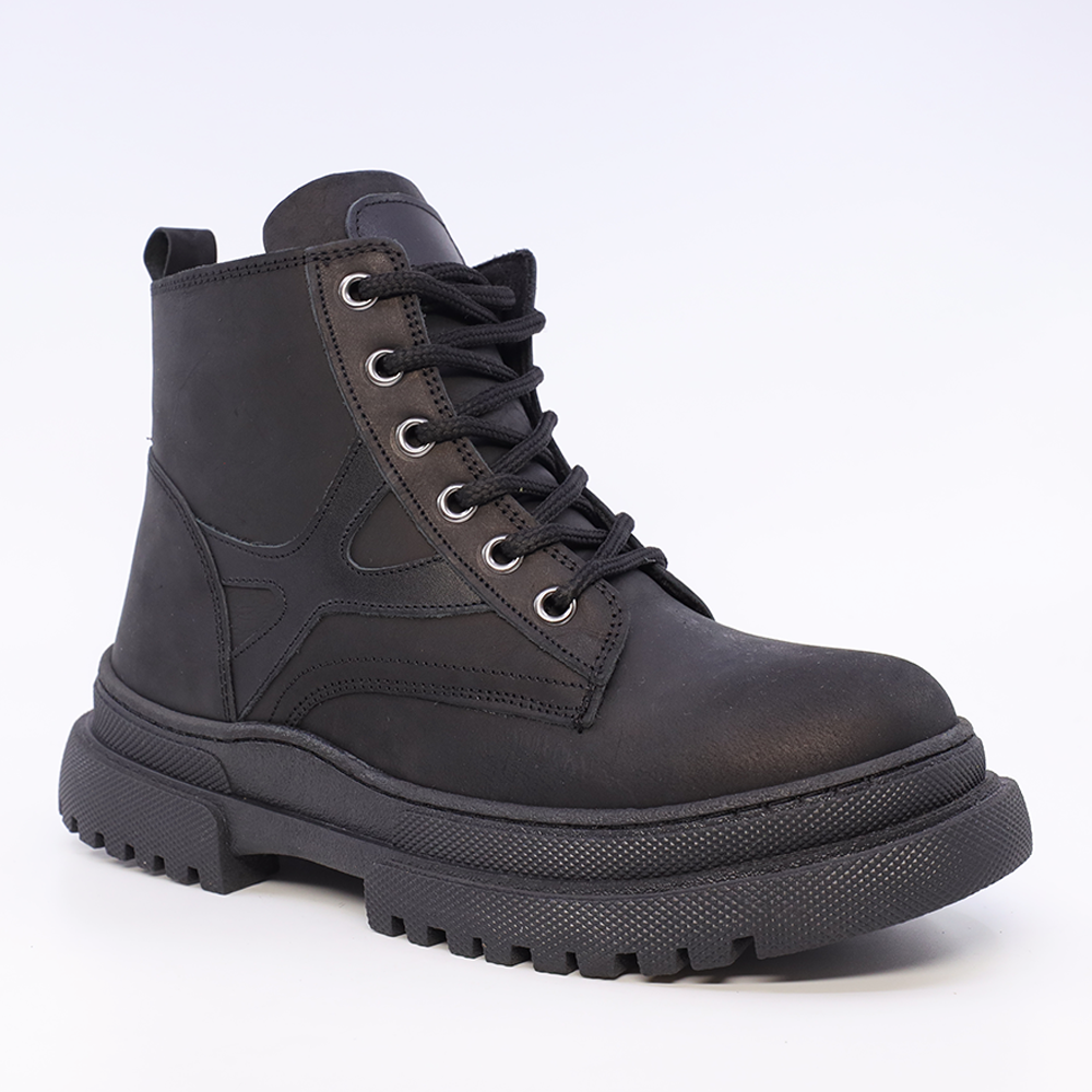 Ghete copii Benvenuti negre din piele nabuck 3186MG1056N - 1 | YEO