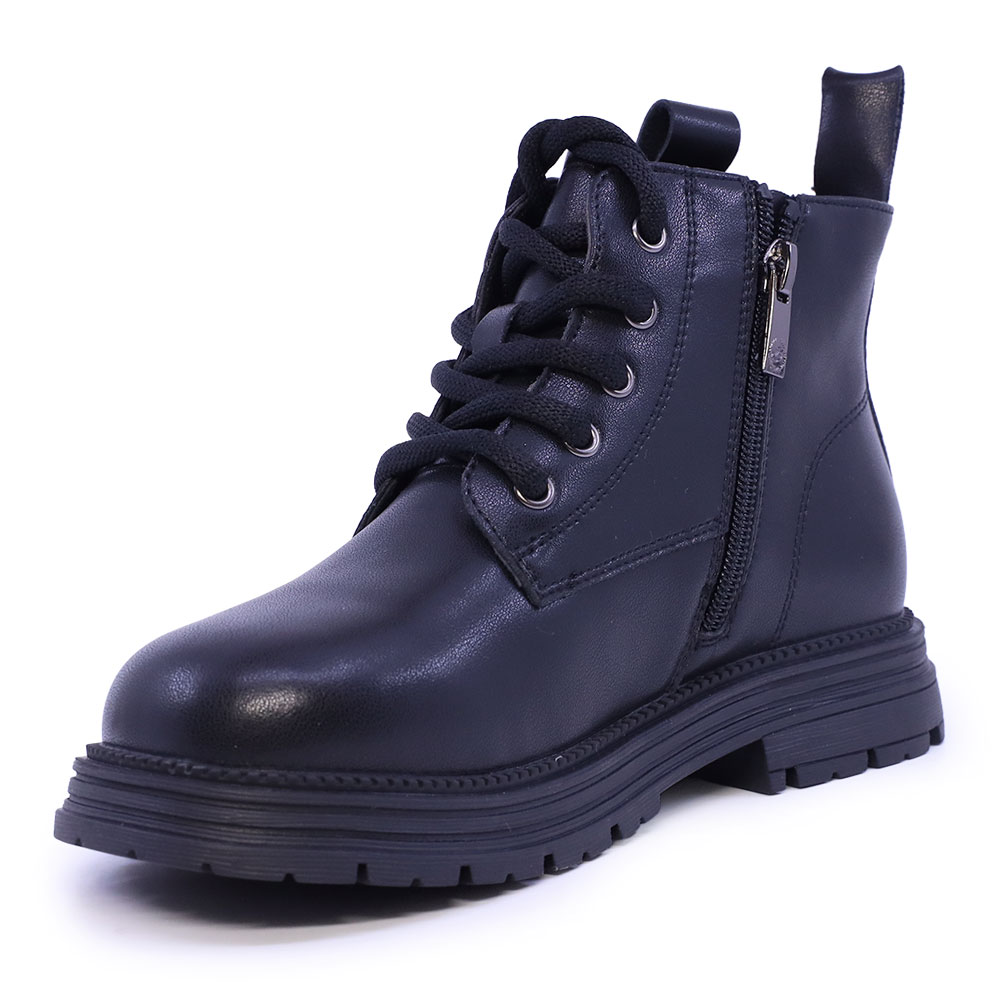 Ghete fete Benvenuti negre din piele 3792FG024N