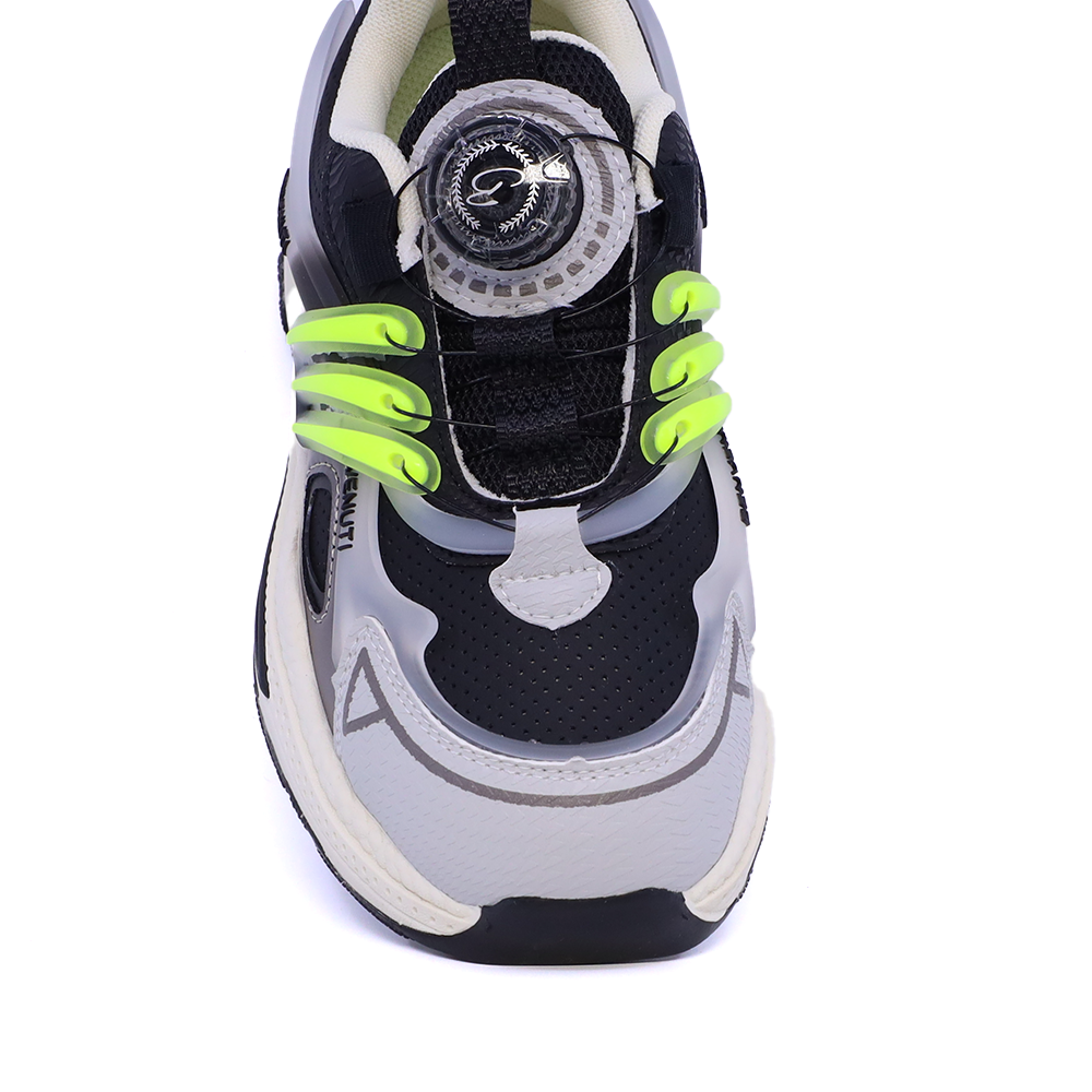 Sneakers baieți Benvenuti negri din piele 3799MP150N