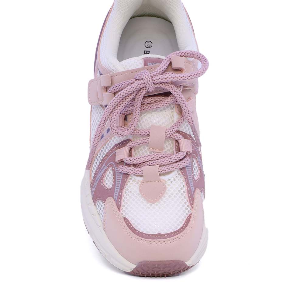 Sneakers fetițe Benvenuti roz din piele 3799FP004RO