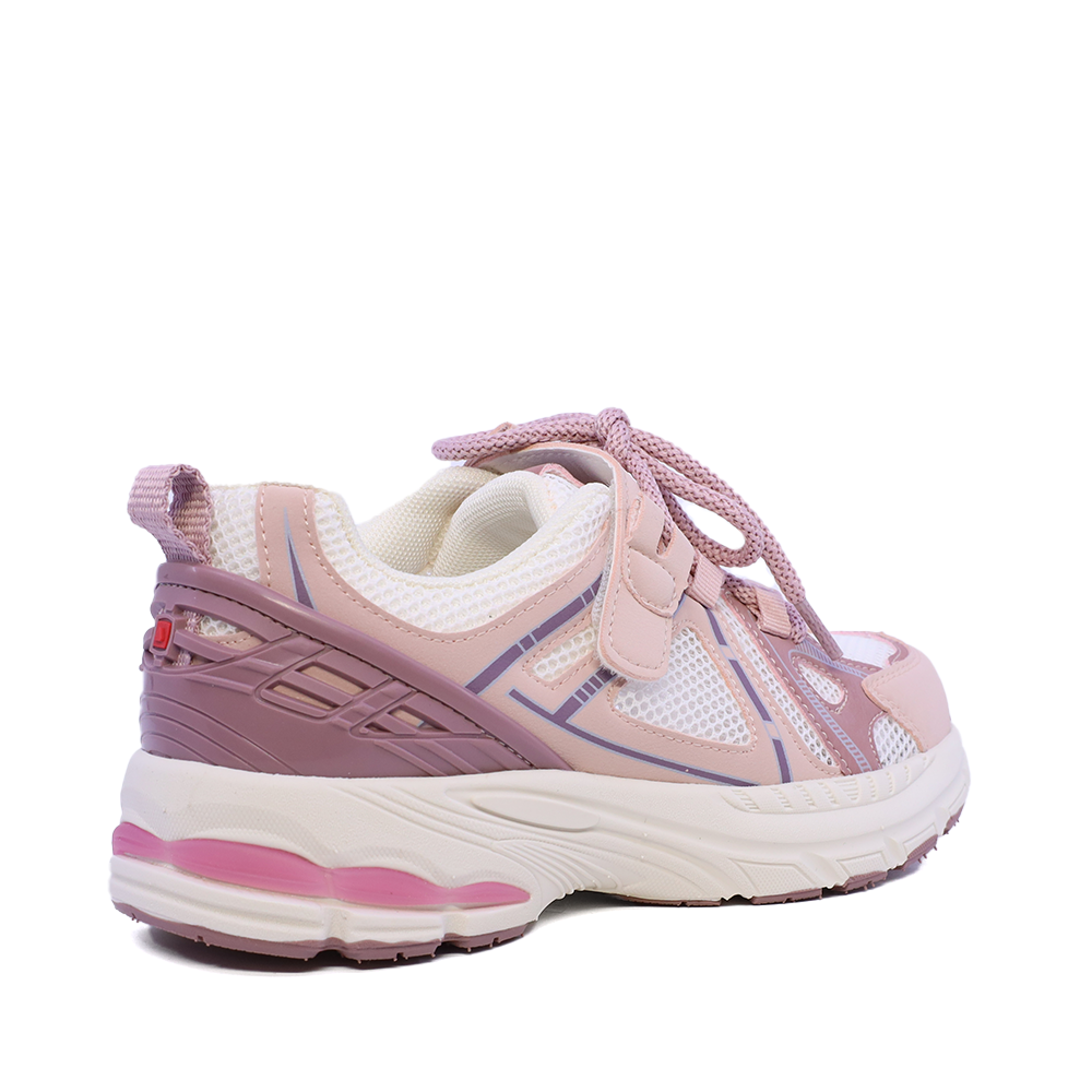 Sneakers fetițe Benvenuti roz din piele 3799FP004RO