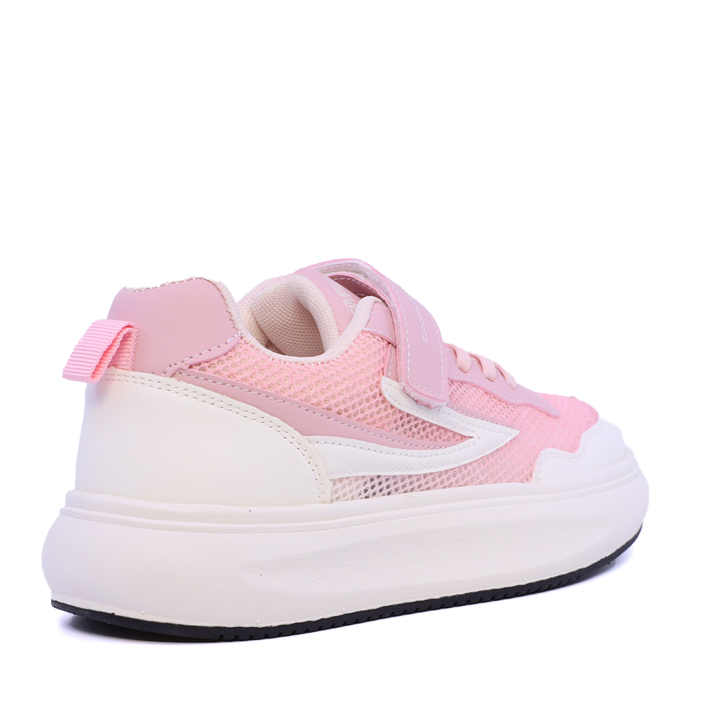 Sneakers fetițe Benvenuti roz din piele 3799FPF220RO