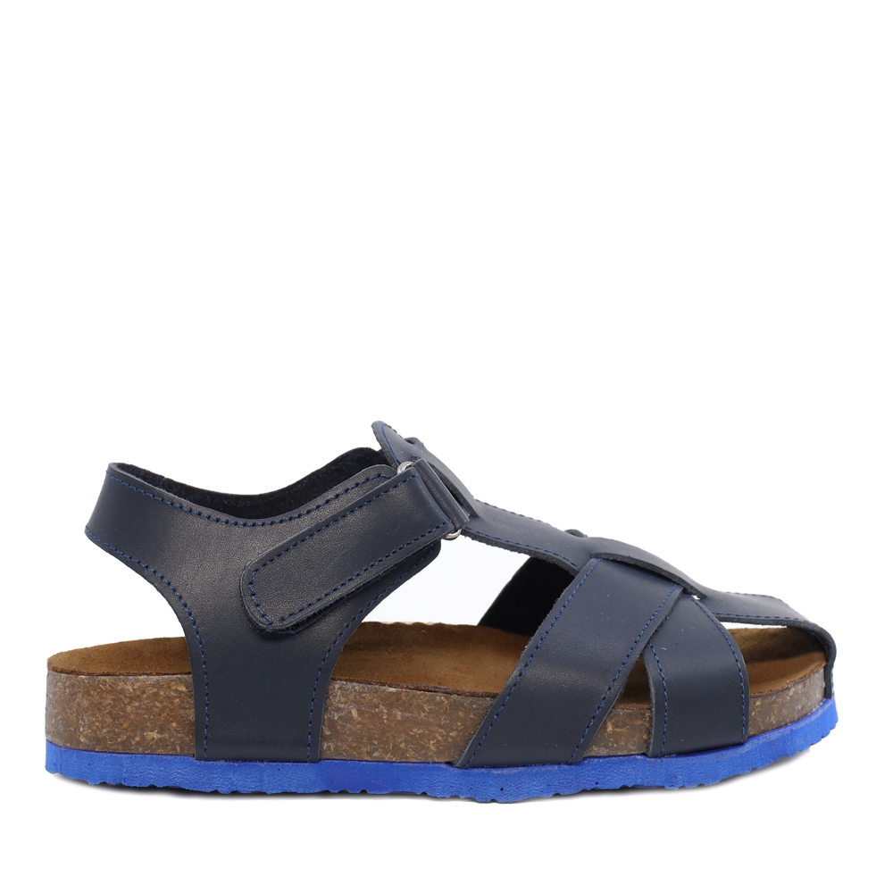 Sandale copii Benvenuti bleumarin din piele nabuck 3185MS1025BL
