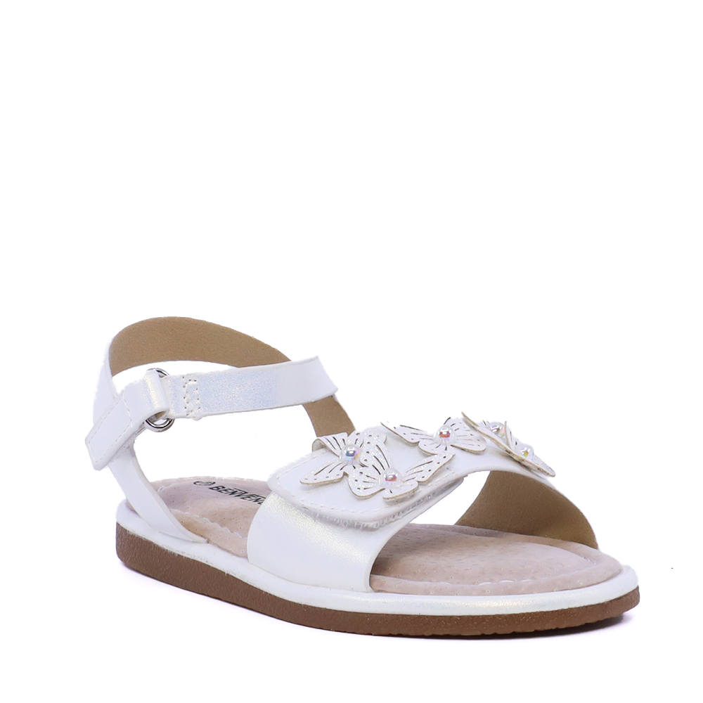 Sandale cu fluturași fete Benvenuti albe 2571FS2324A - imagine 2