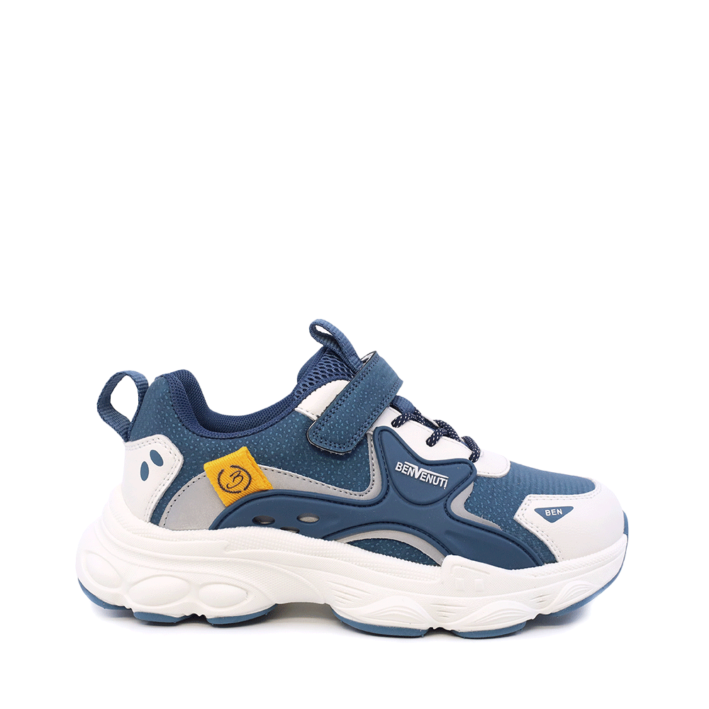 Adidasi baieti Benvenuti bleumarin din piele si  material textil  3791MP009BL