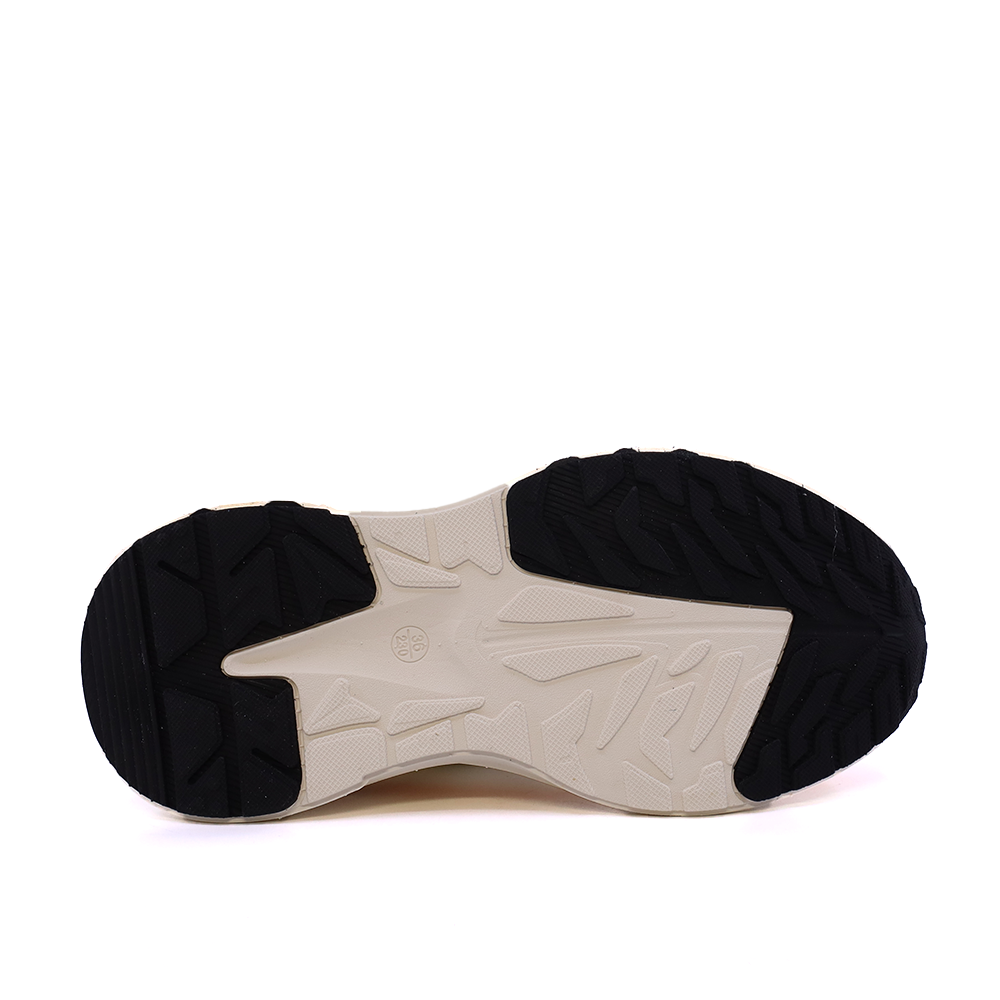 Sneakers baieți Benvenuti galbeni din piele și material textil  3791MP028G