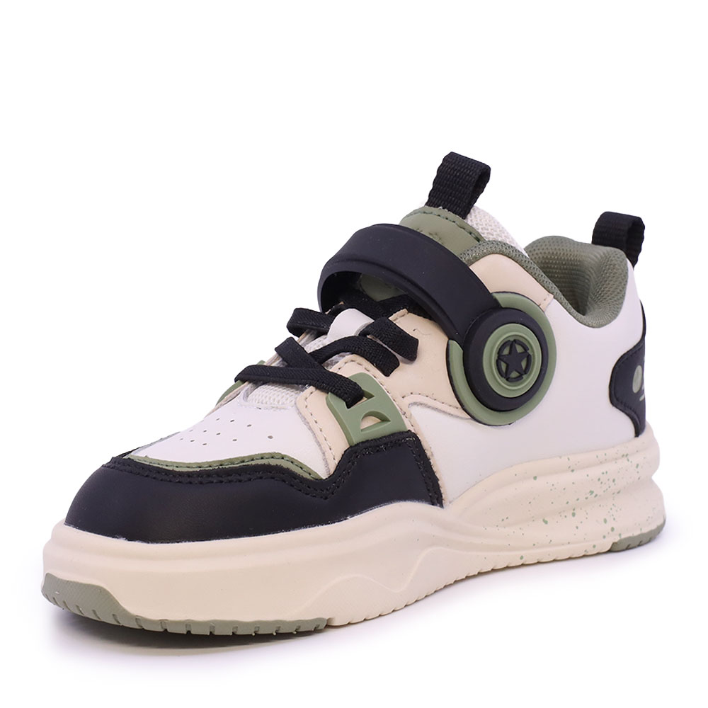 Sneakers băieti Benvenuti kaki 1532MP0420V