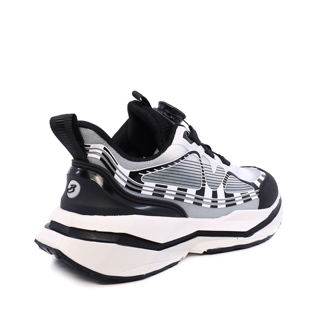Sneakers baieți Benvenuti negri din material textil  3791MP008NA
