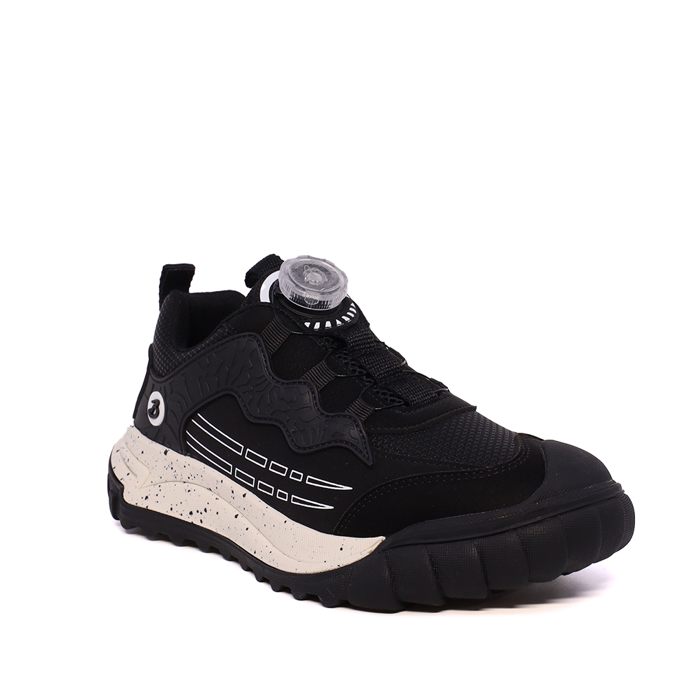 Sneakers baieți Benvenuti negri din piele 3790MP008N - 1 | YEO