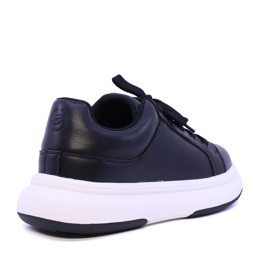 Sneakers băieți Benvenuti negri din piele 3792MP065N