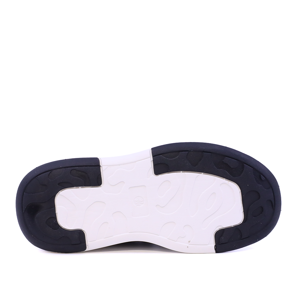Sneakers băieți Benvenuti negri din piele 3792MP065N